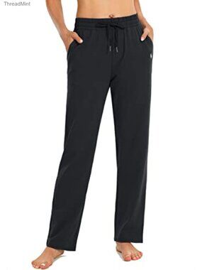Women's Cotton Sweatpants with Pockets Yoga Lounge Pants